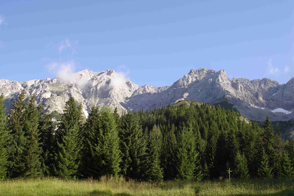 hoher solstein und hohe warte (von li. nach re.)