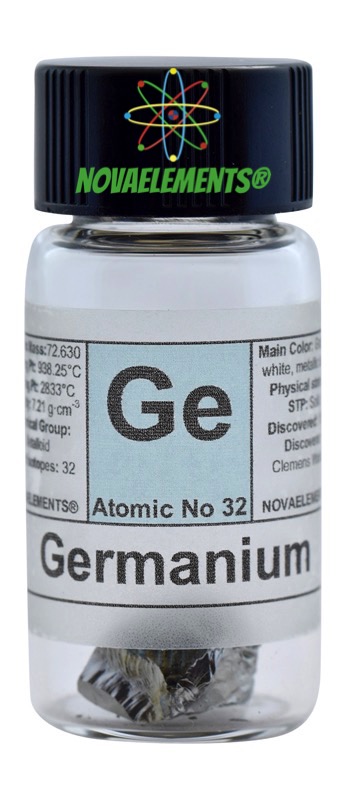 10 gram 99,999% Germanium metalloid pieces 0,1-25 mm element 32 sample 