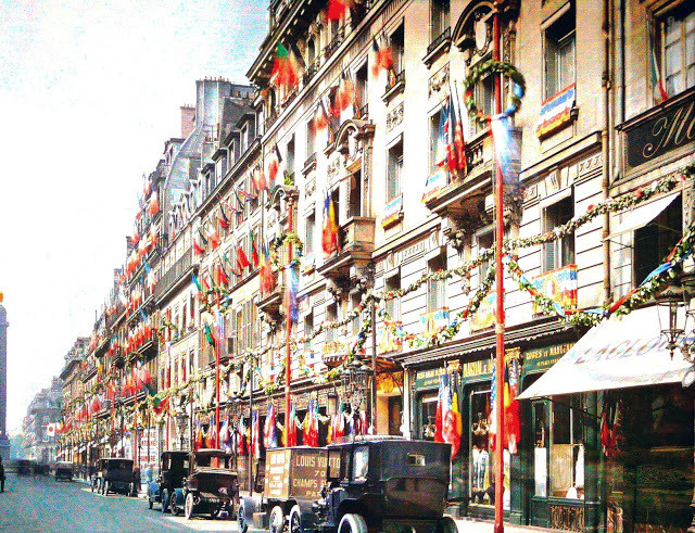 rue de la Paix, Paris, 1919, musée Albert Kahn