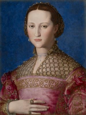 Portrait d'Éléonore de Tolède - Agnolo Bronzino (1522)
