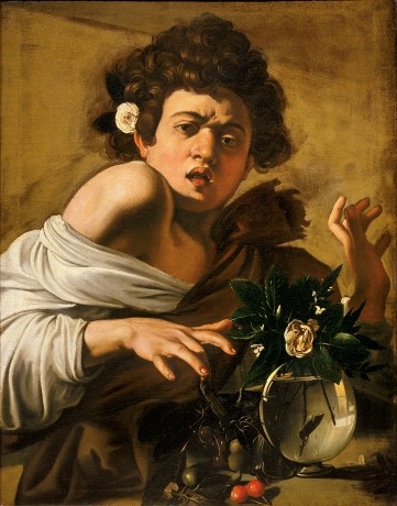 Le Garçon mordu par un lézard (Le Caravage - 1594)