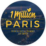 ville de paris, paris, twitter, million