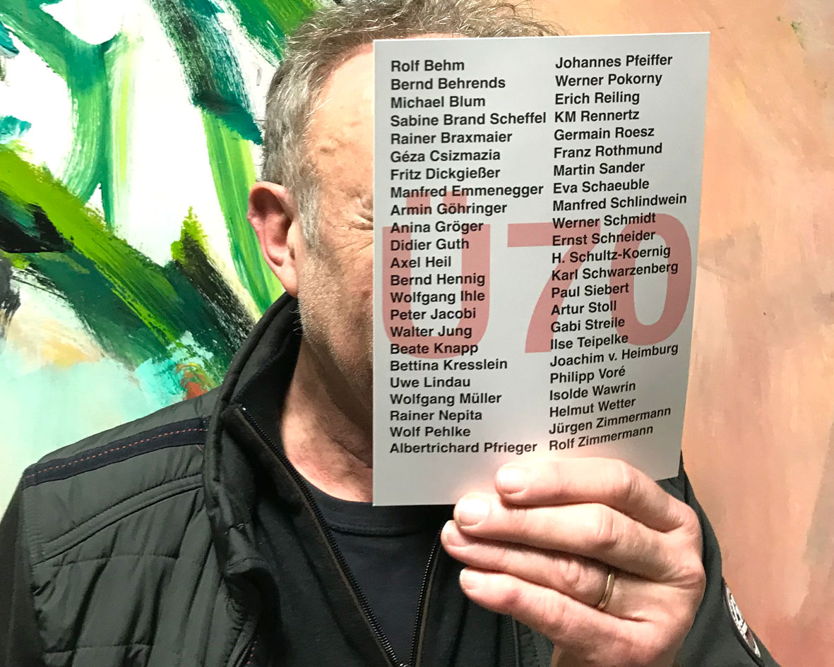 Ü-70, Künstler über 70 aus dem Badischen Raum. Georg-Dietrich-Areal, Offenburg 2024