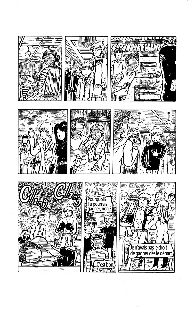 Manga original en 1 page(Français)  "Le droit du gagnant"