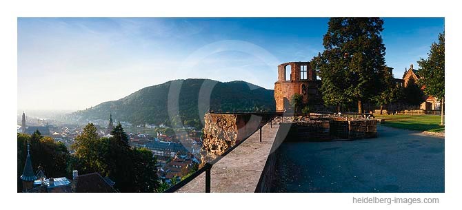 Archiv-Nr. hc2003195 / Schlossterrasse mit Blick auf Heidelberg