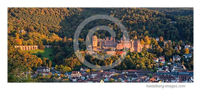 Archiv-Nr. hc2013160 | Heidelberger Schloss im Sonnenuntergang