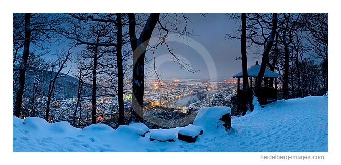 Archiv-Nr. hc2010101 | Heidelberg- Ansicht vom Fuchsrondell im Winter