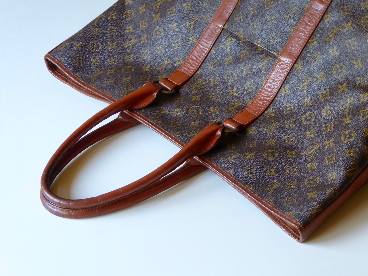 WEEKENDER Neverfull | Louis VUITTON | Modellpflege Lederbänder, Henkel neu aufgearbeitet