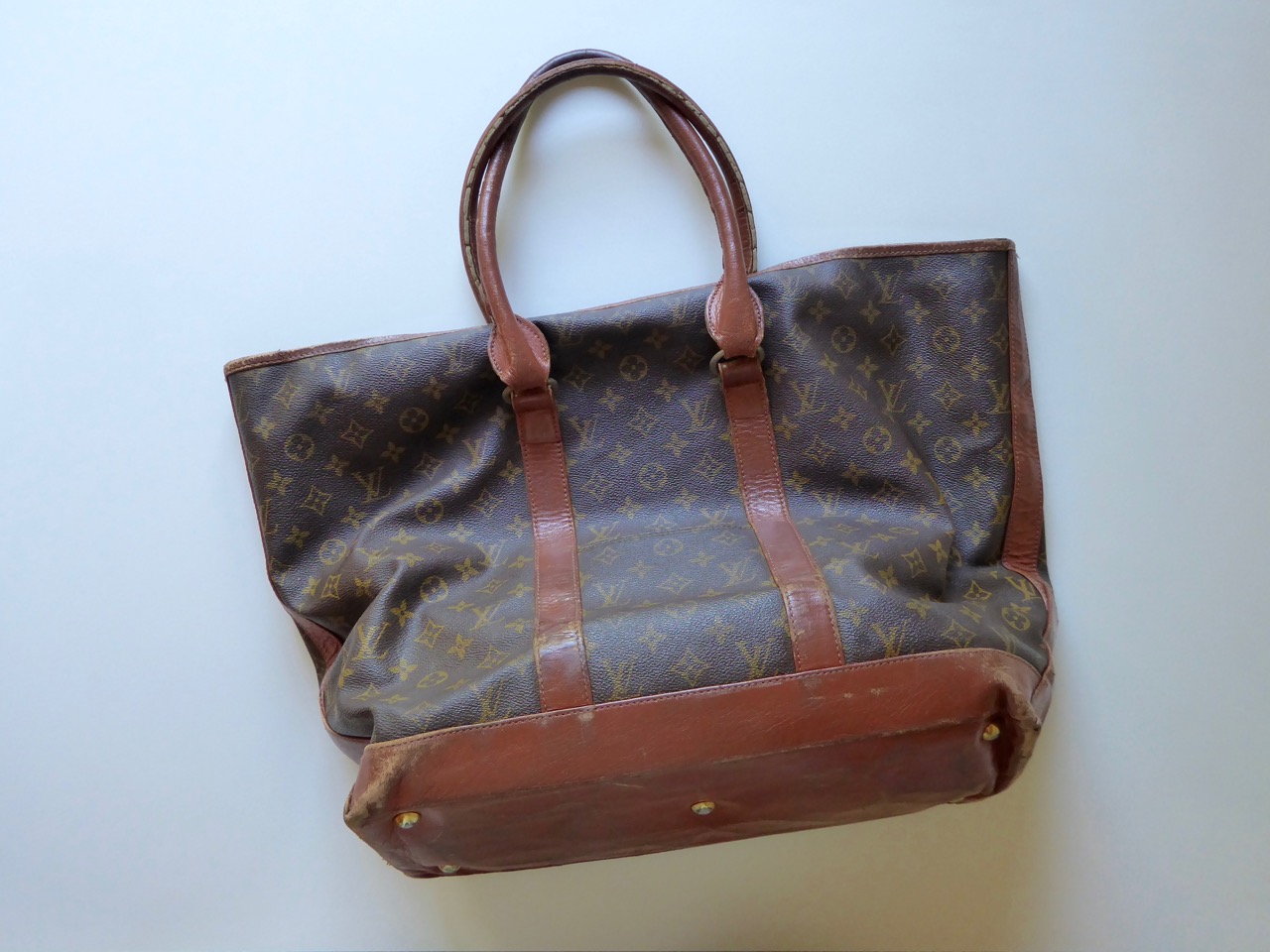 WEEKENDER Neverfull | Louis VUITTON 1980er | Vorher-Nachher-Reportage, Original Zustand