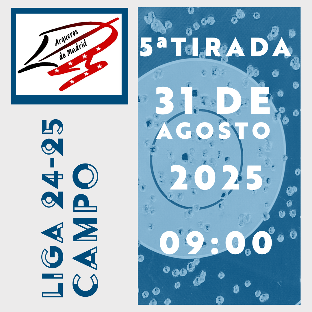 Inscripciones 5ª Tirada Liga de Campo 24-25