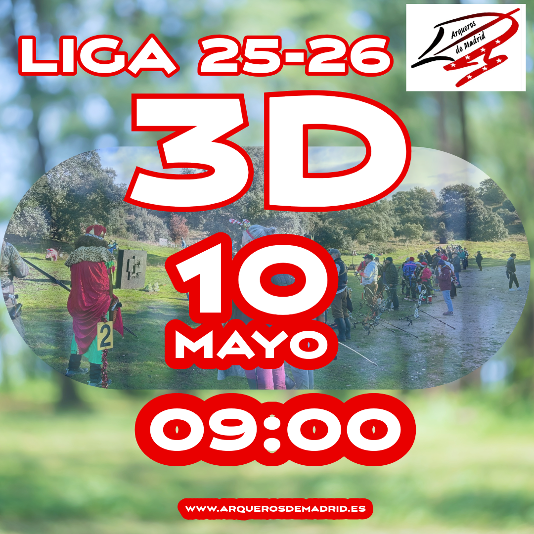 Clasificación 4ª Tirada Liga 3D ADM 25-26