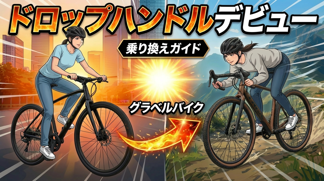 ドロップハンドルデビューならグラベルバイク！クロスバイクからの乗り換えガイド
