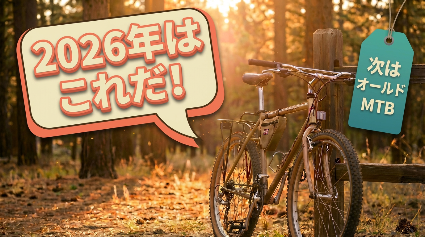 【2026年はこれだ】レトロかわいい自転車！オールドマウンテンバイク（MTB)が熱い