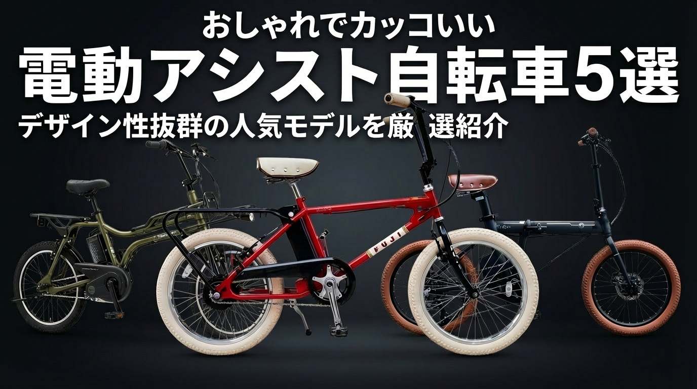 おしゃれでカッコいい電動アシスト自転車5選｜デザイン性抜群の人気モデルを厳選紹介
