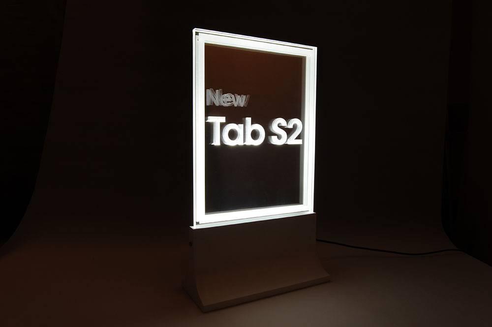 Light box & display Acrylic display design production Singapore