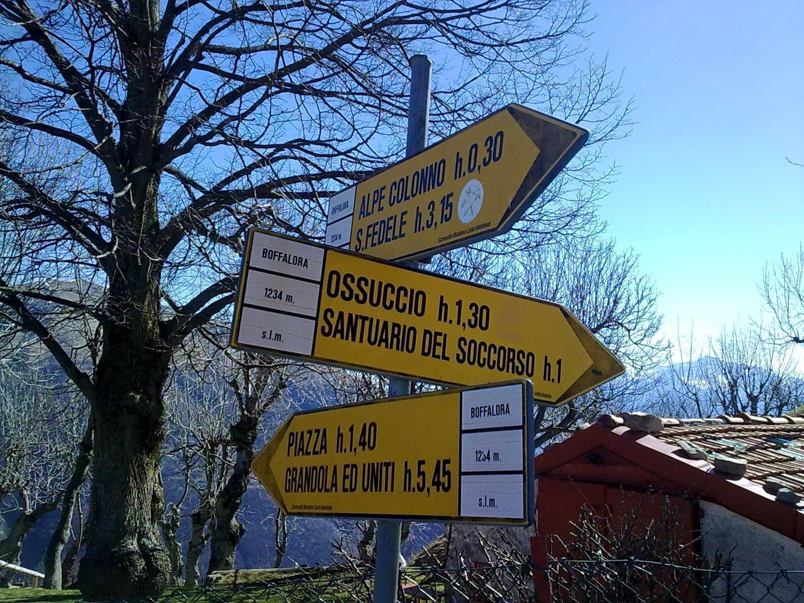 Ferienwohnung la nicchia Vercana, Wandern