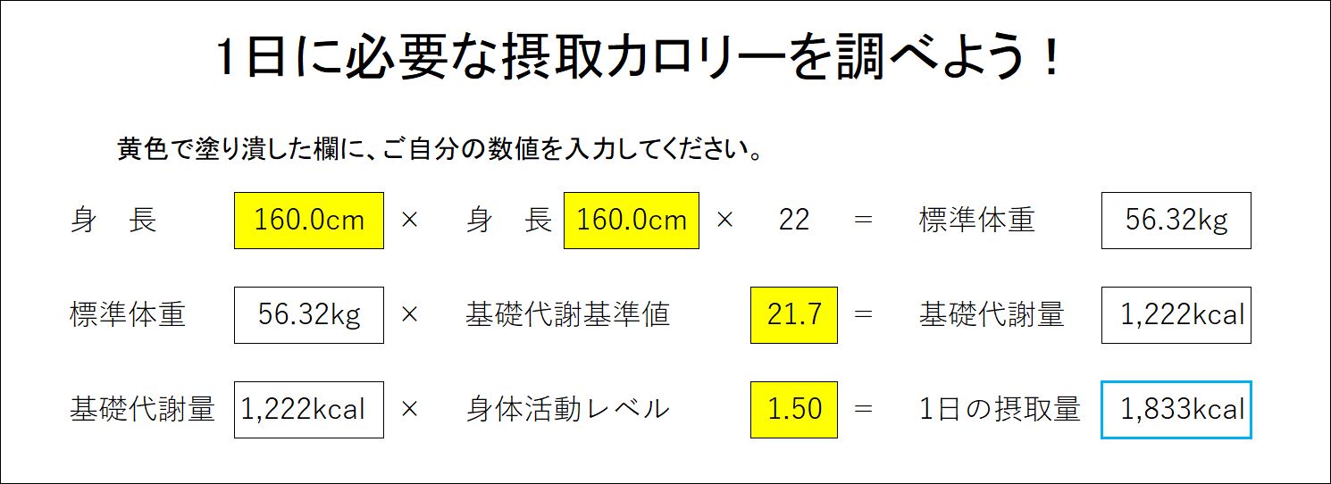 ダイエットのためのカロリー摂取量の計算方法 - カロリー摂取量の最適化