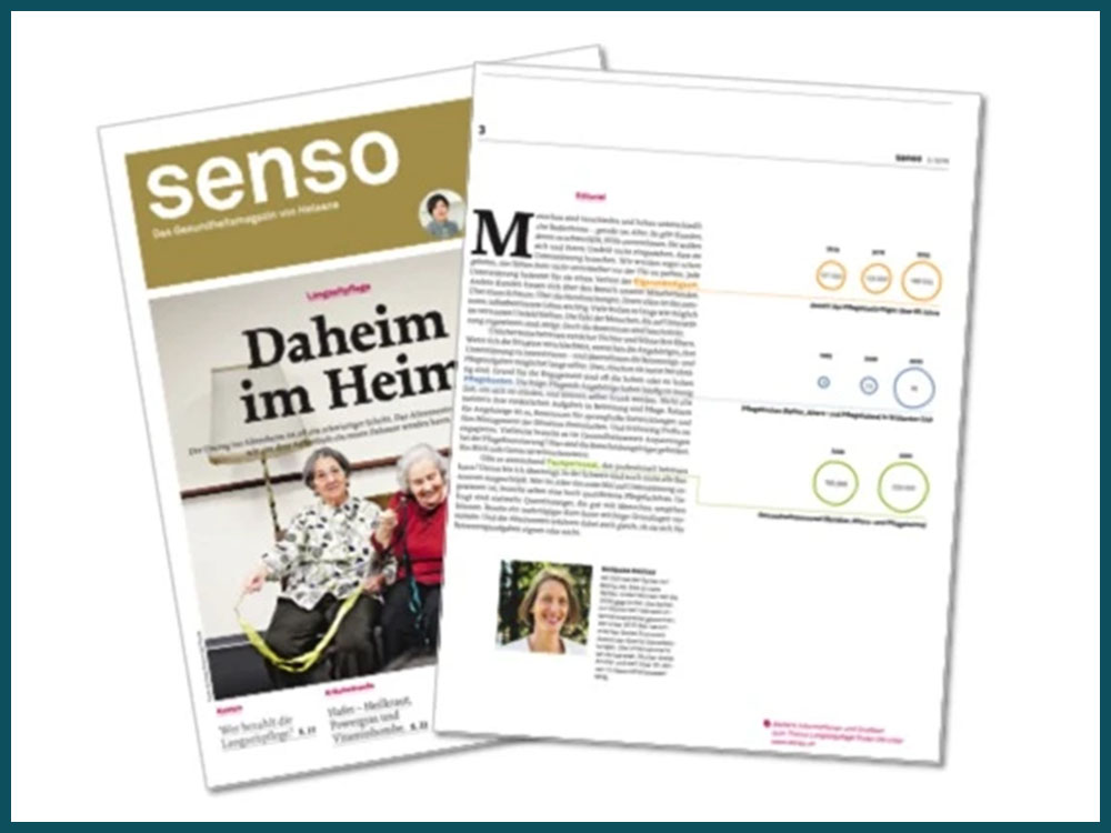 Editorial über Langzeitpflege im Senso