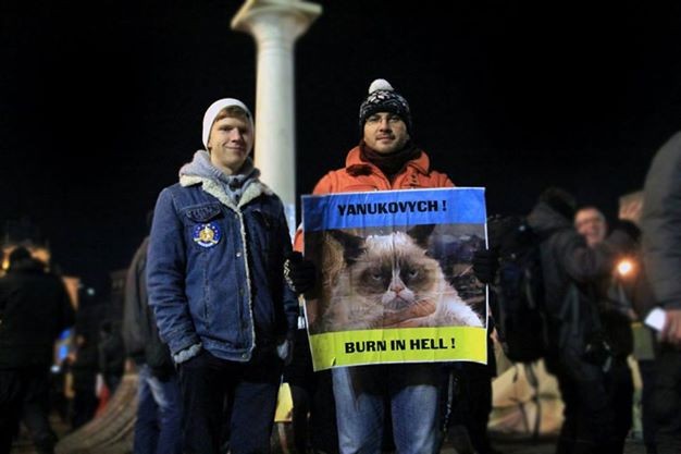 Viele der Maidandemonstranten waren selbst russischsprachig oder russischer Herkunft