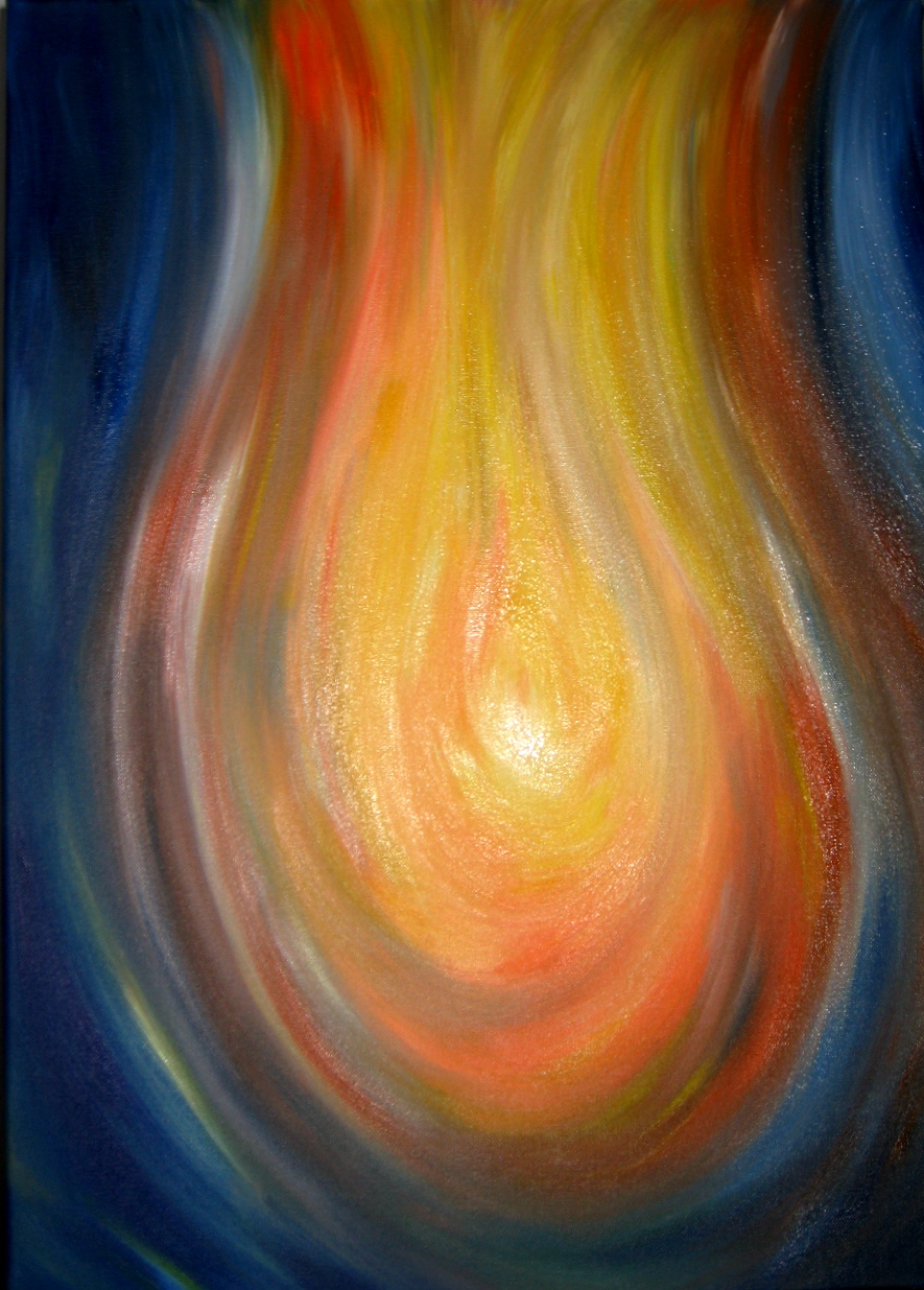 Eternal Flame | 50x70 cm | Acryl auf Leinwand | CHF 430.-