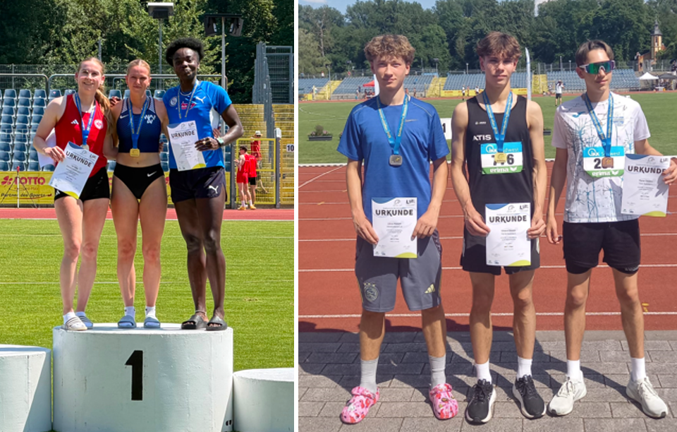 Süddeutsche Aktive / U18: Jule gewinnt, Julius erringt Vize-Titel