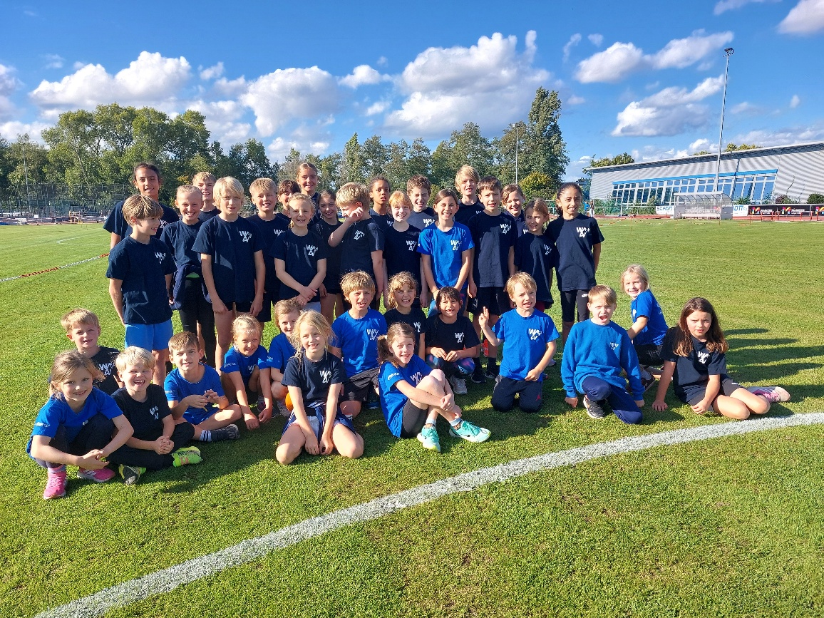 40 WLV-kids beim Teamwettkampf bei Schott