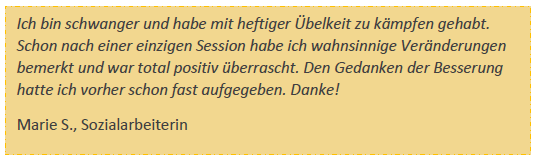 Schwangerschaftsübelkeit Morgenübelkeit auflösen