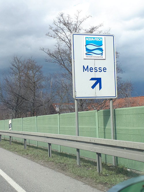 Verkehrsschild Aqua-Fisch Friedrichshafen