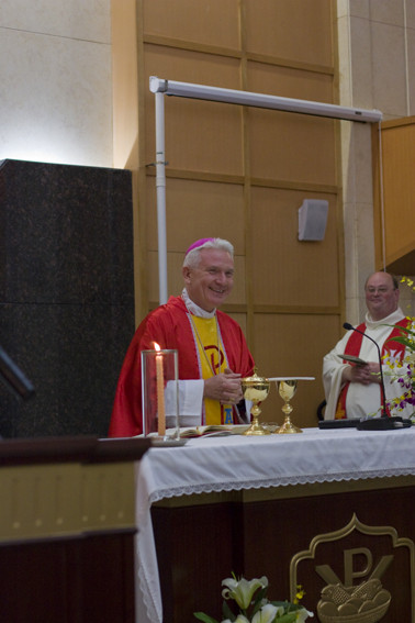 Kurienbischof Dr. Clemens und Probst Feldmann
