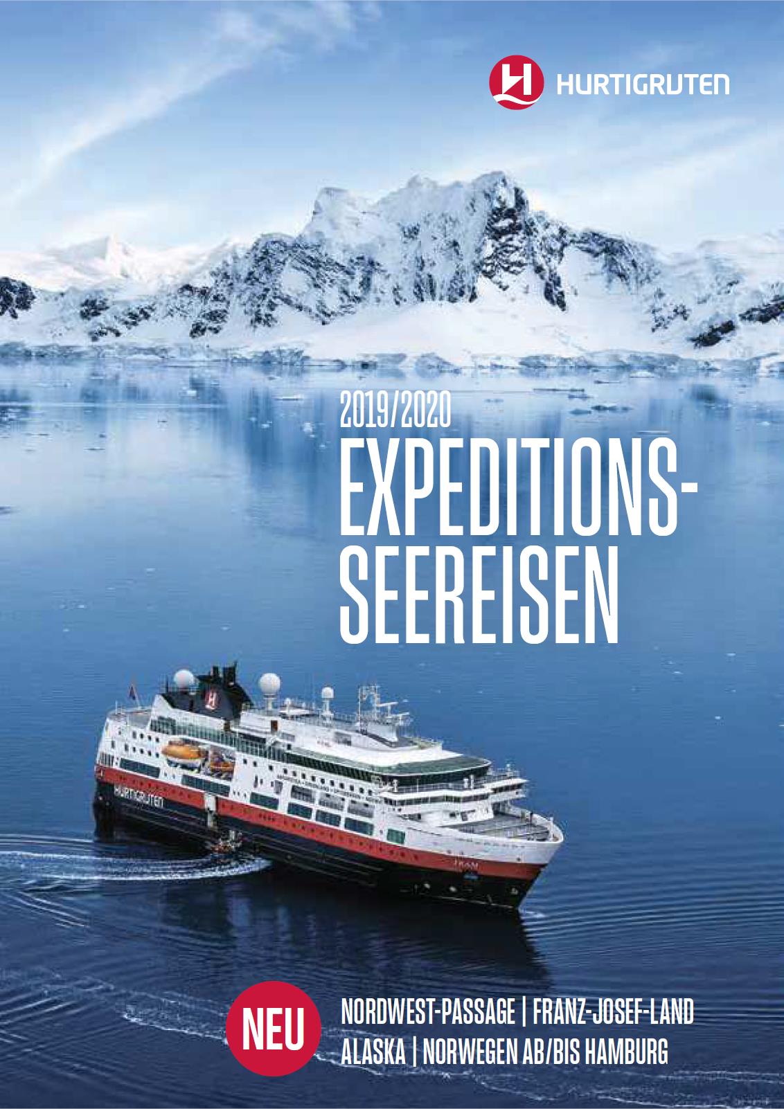 Expeditionen mit dem Hurtigruten Schiffen