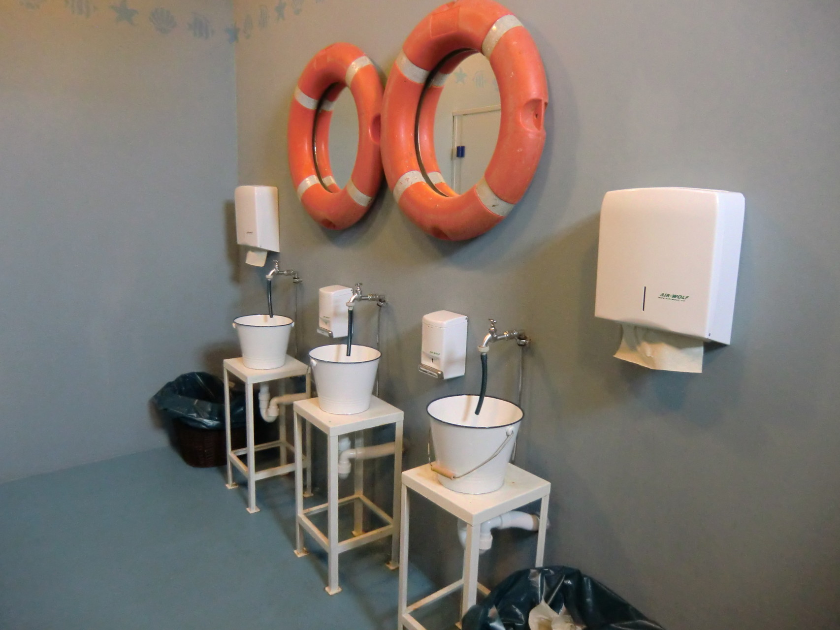 die maritime Toilette im Pier 7 fand ich auch mal sehenswert