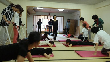 指導デビューした頃の井上師範代(2013年)