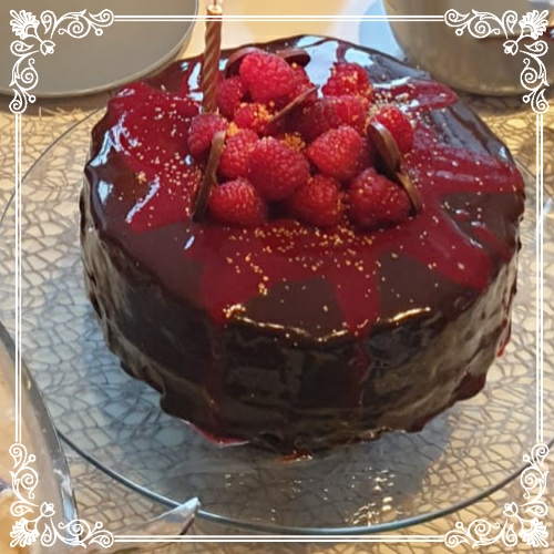 Himbeer Schoko Torte