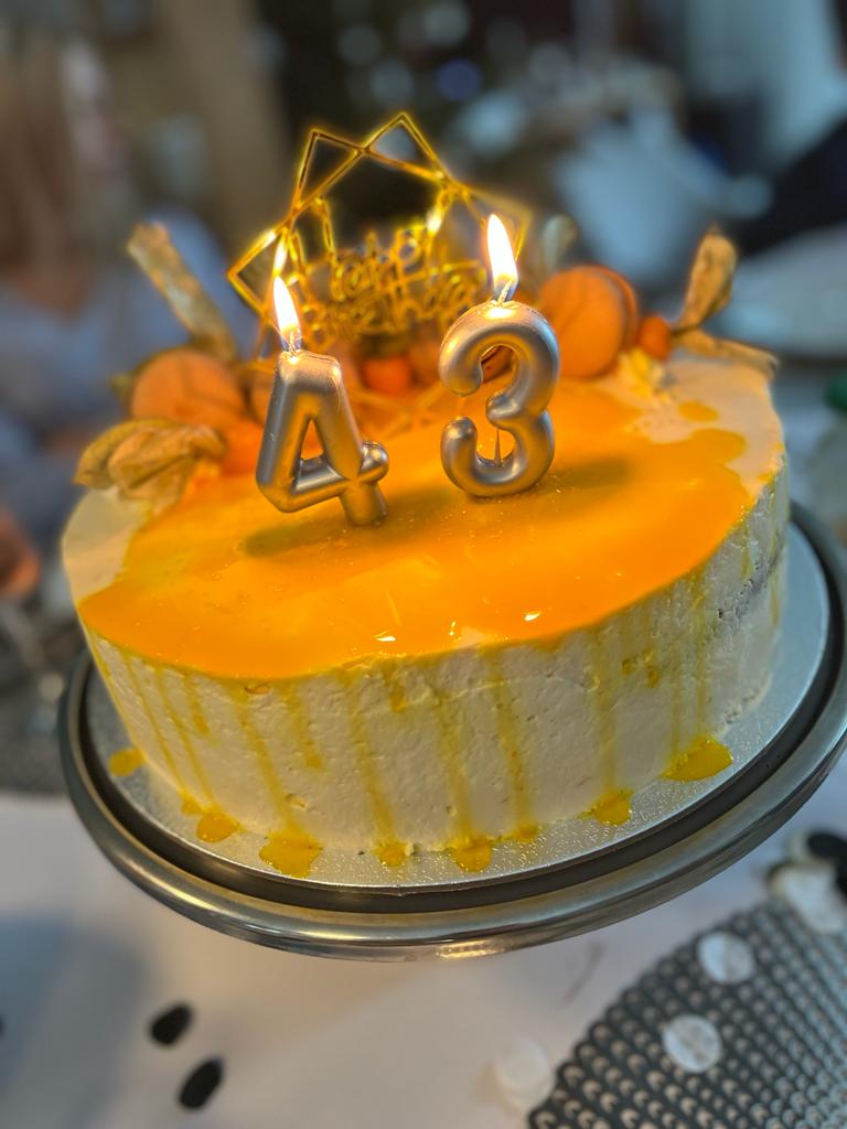 Käse Sahne Torte Mandarine