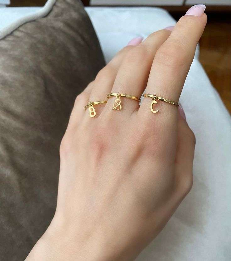 Customized Elegance: The Beauty of Initial Rings