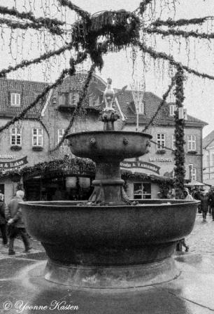 Der Brunnen auf dem Marktplatz