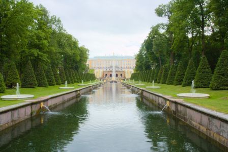 Blick auf den Peterhof