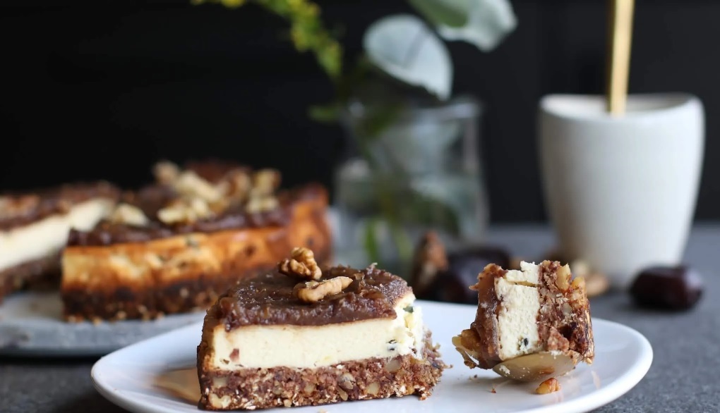 Dadel cheesecake. Foto: Beaufood.nl