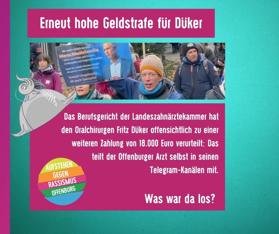 Erneut hohe Geldstrafe für Düker