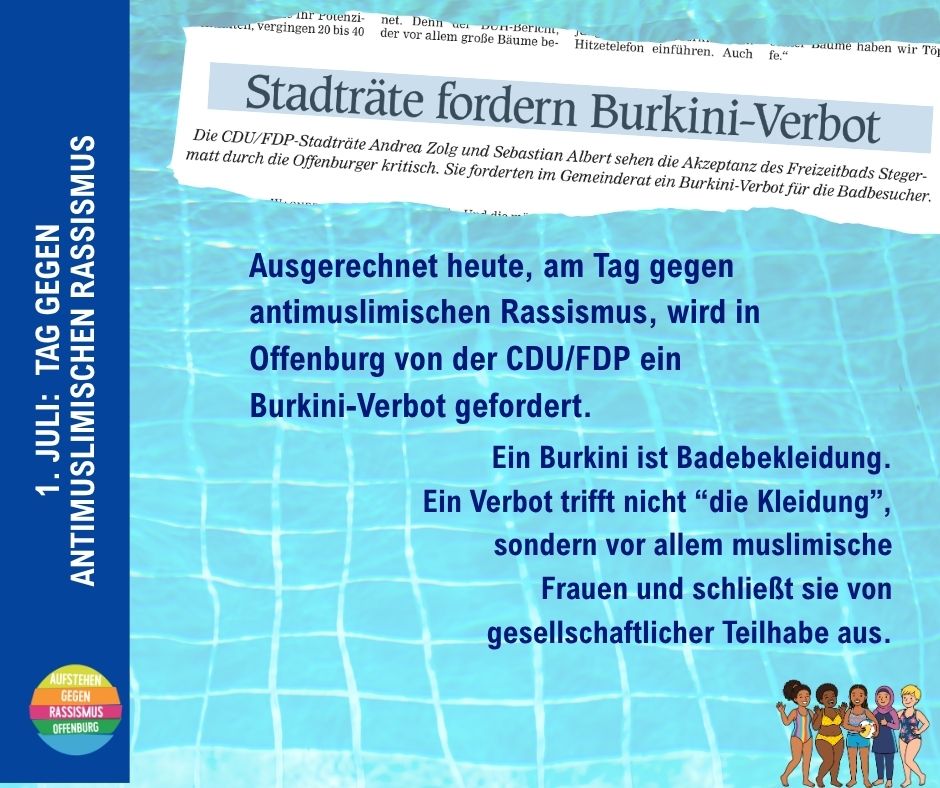 Stadträte fordern Burkini-Verbot