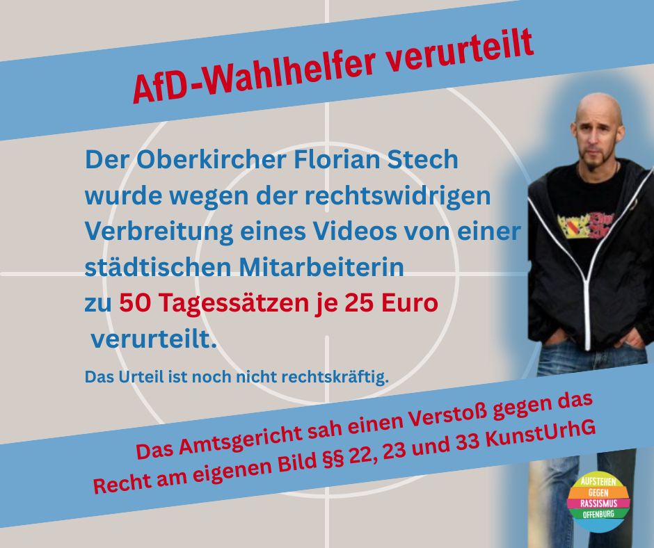 AfD-Wahlhelfer aus Oberkirch zu Geldstrafe verurteilt