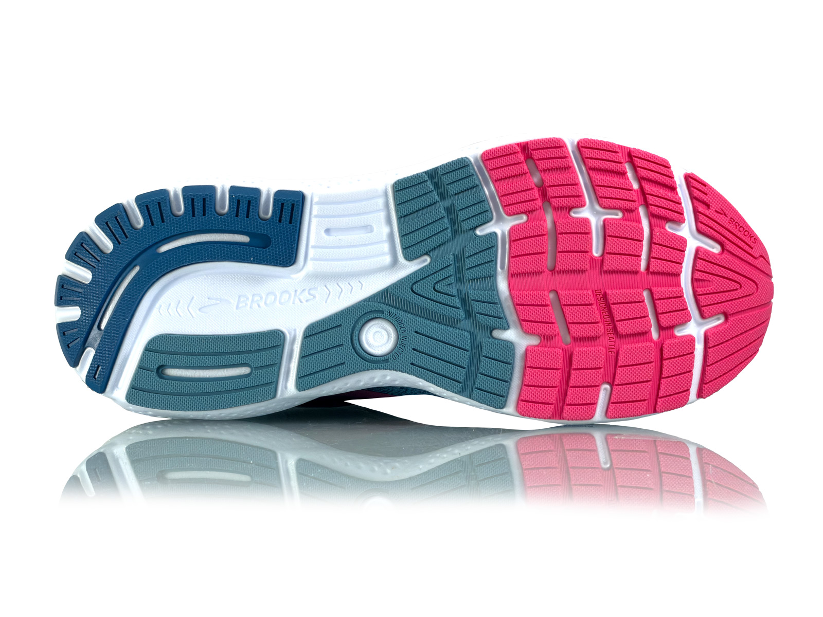 BROOKS GHOST 16 GTX (D) Moroccan Blue/Pink