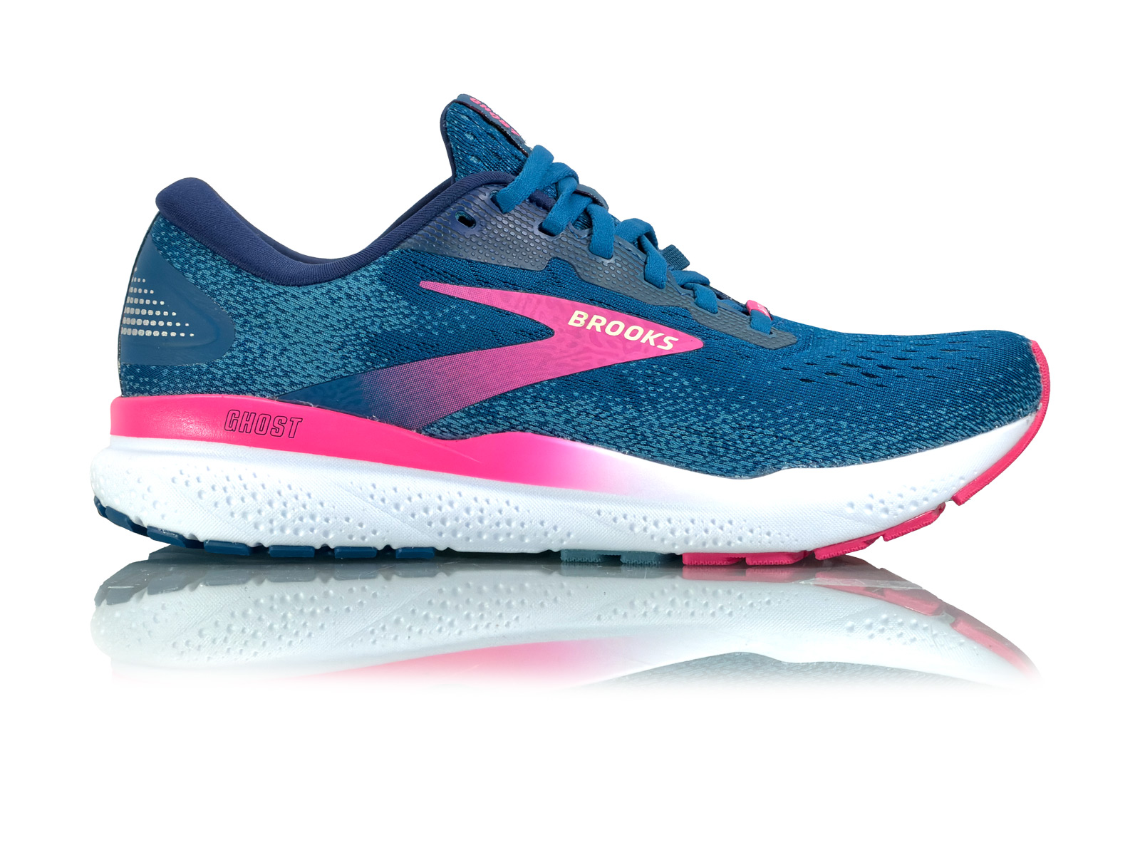BROOKS GHOST 16 GTX (D) Moroccan Blue/Pink