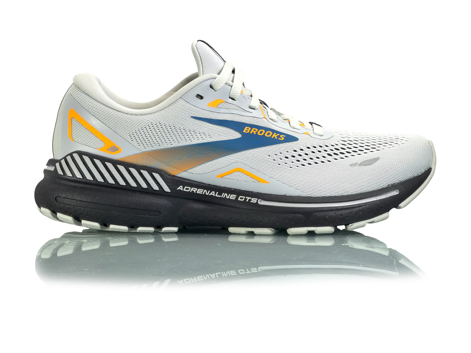BROOKS Adrenaline GTS 23 GTX (M) Oyster/Mushroom Orange/Blue
