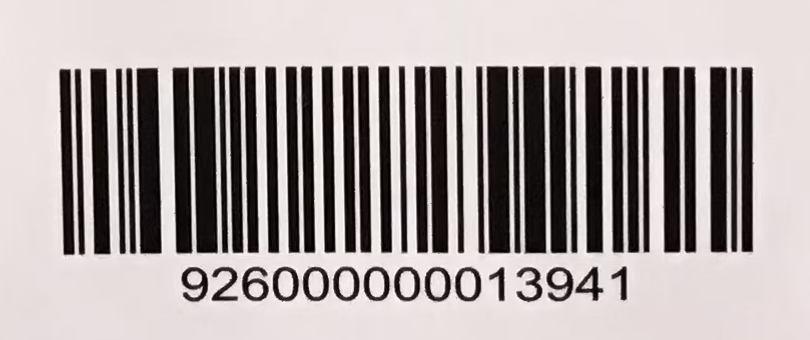 Barcode vergrößert
