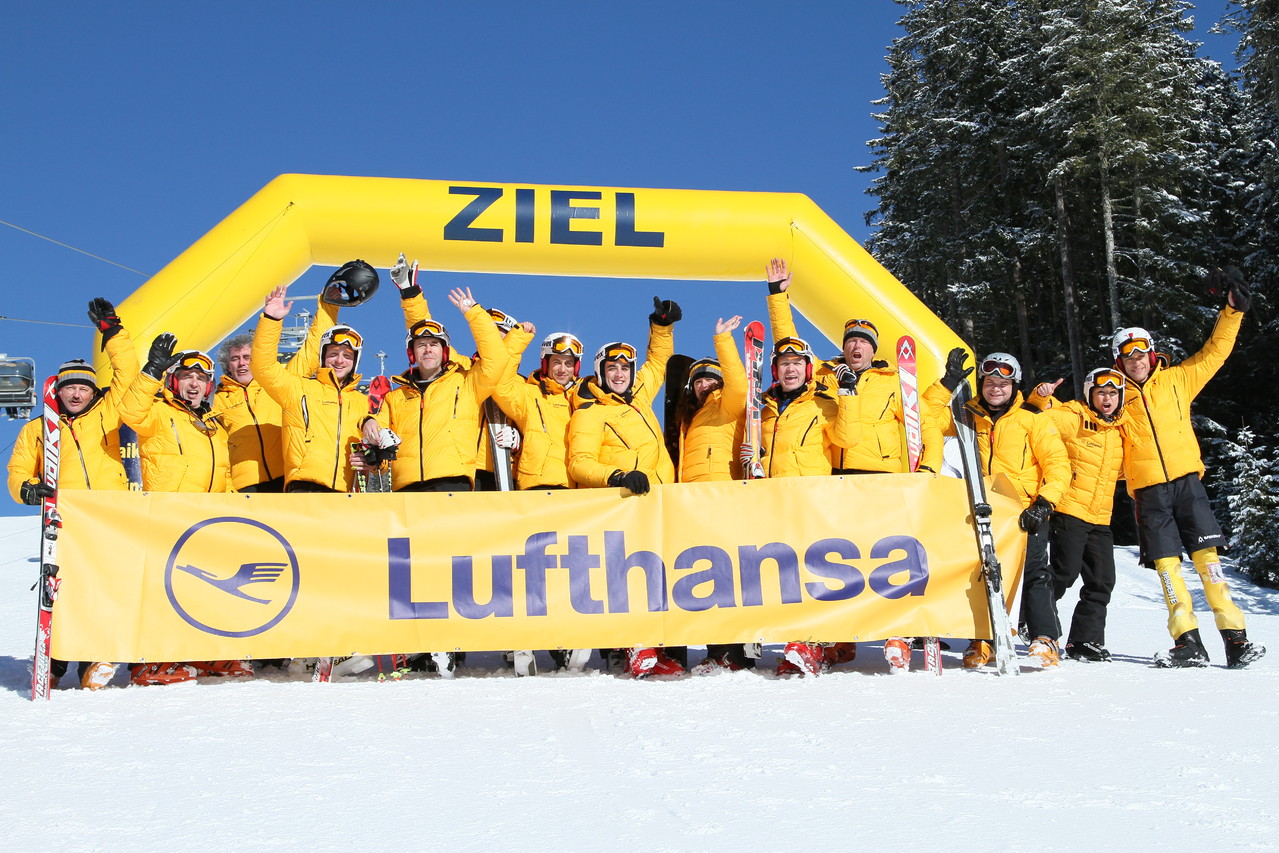 Erfolgreich bei der Europameisterschaft LHSC Lufthansa Ski Club