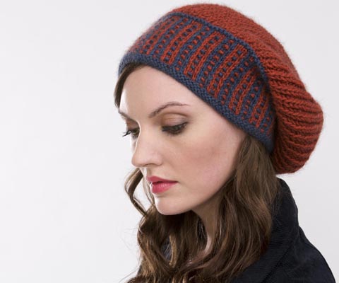 FISHERMAN’S RIB SLOUCHY HAT - Carolyn Noyes