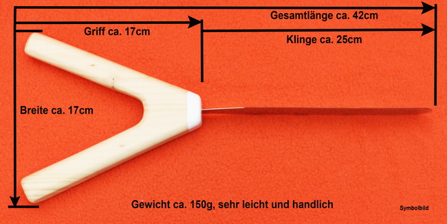 Hochzeitstortenmesser Hochzeitsmesser Maße und Gewicht