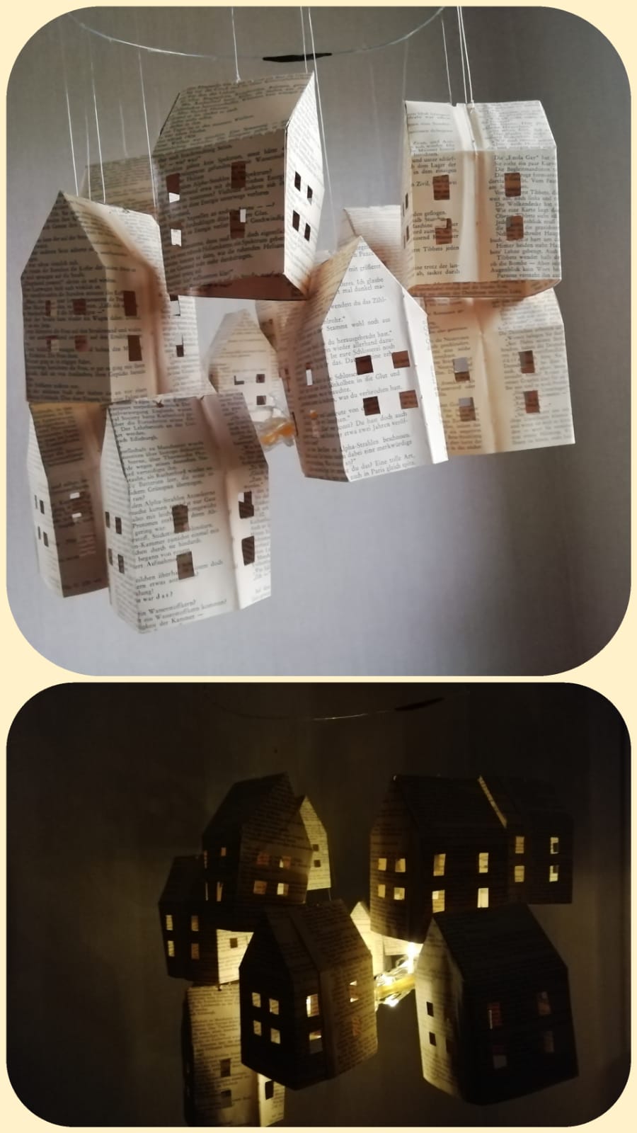 Hängende Stadt, beleuchtet 20€.