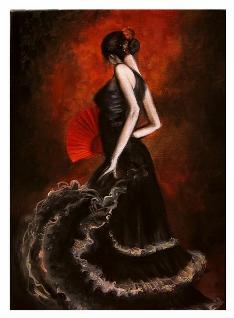 "Flamenco, 2005" 25 x 35 cm.